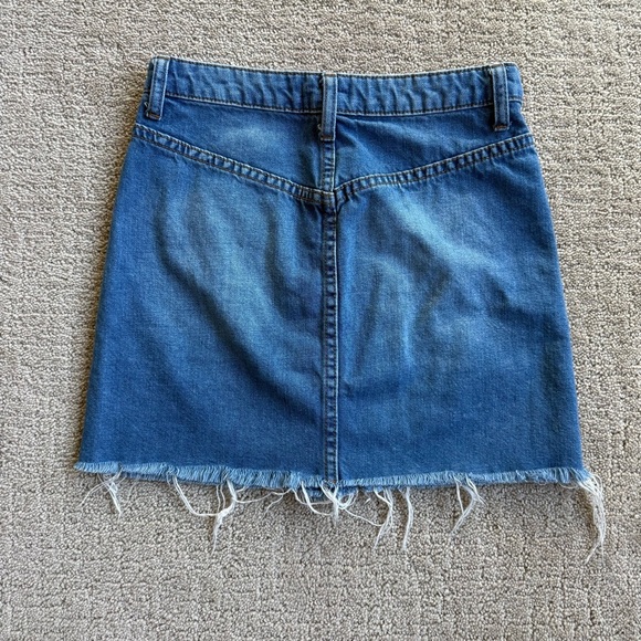 BDG Denim Button-Front Skirt - Picture 2 of 6
